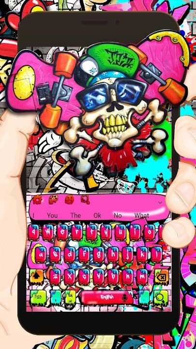 Detail Download Tema Keyboard Skate Graffiti Nomer 26