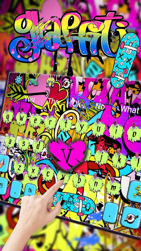 Detail Download Tema Keyboard Skate Graffiti Nomer 27