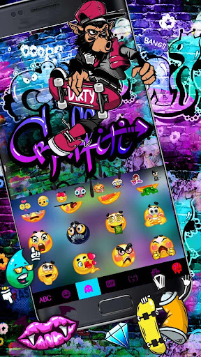 Detail Download Tema Keyboard Skate Graffiti Nomer 4