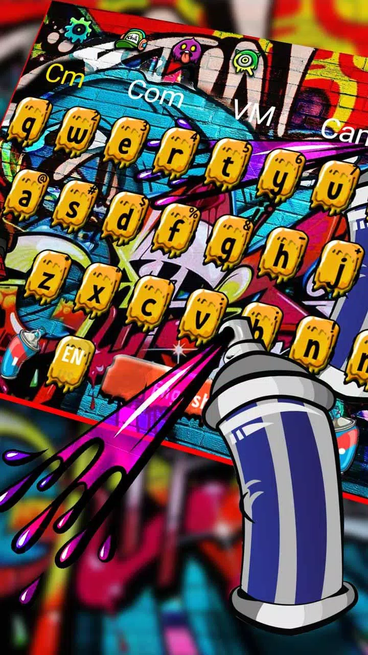 Detail Download Tema Keyboard Skate Graffiti Nomer 46