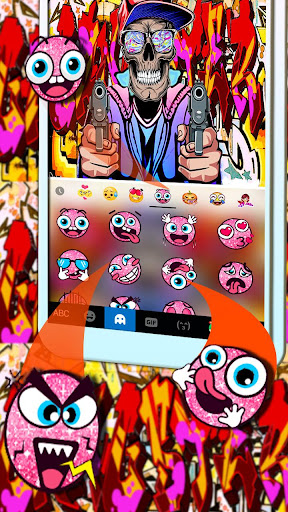 Detail Download Tema Keyboard Skate Graffiti Nomer 48