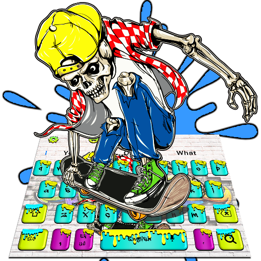 Detail Download Tema Keyboard Skate Graffiti Nomer 55