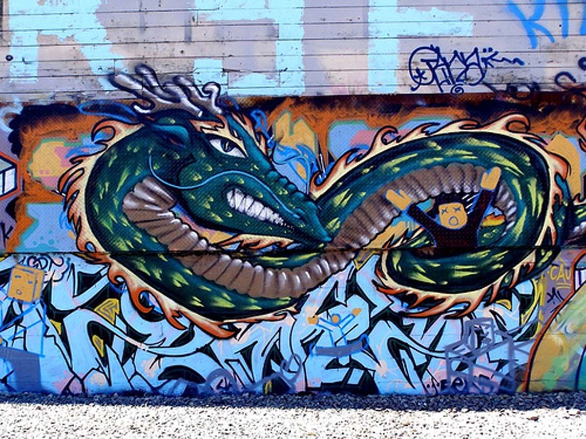Detail Dragon Graffiti Nomer 6