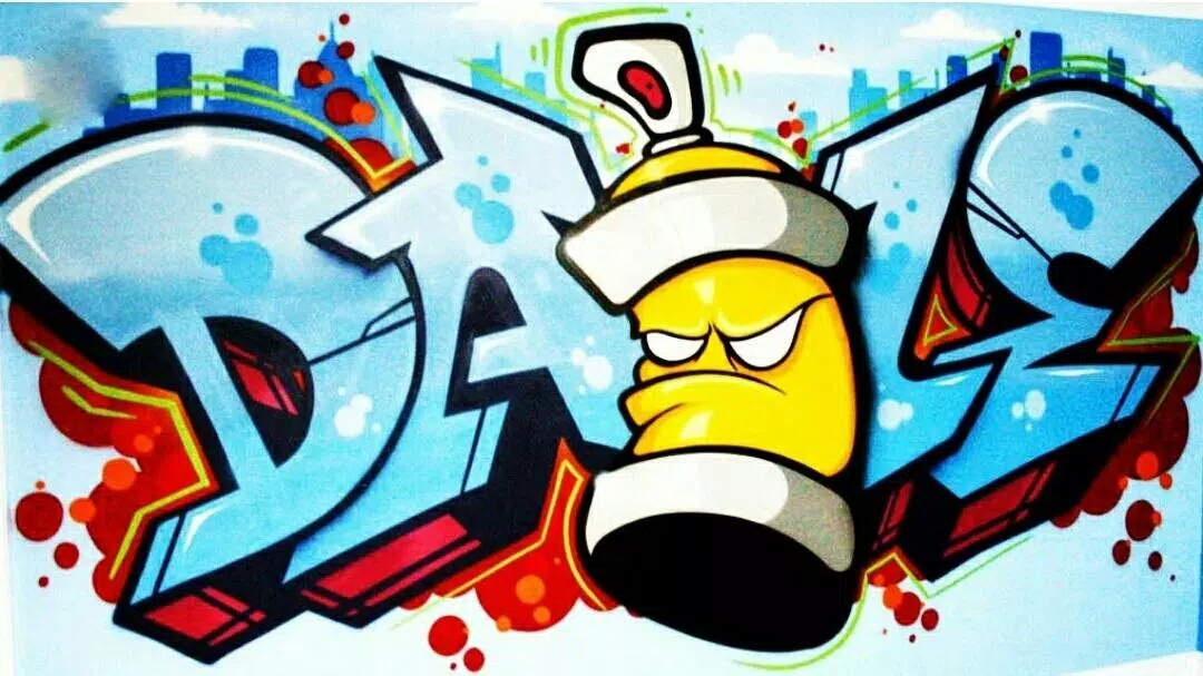 Detail Draw Dwi Graffiti 3d Nomer 2