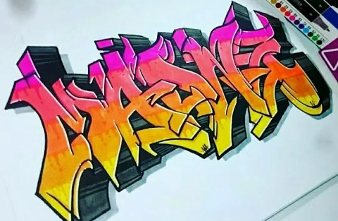 Detail Draw Dwi Graffiti 3d Nomer 11