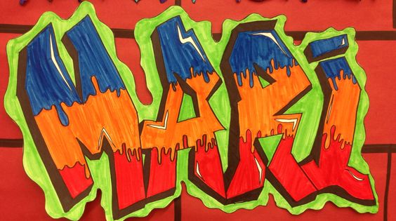 Detail Draw Dwi Graffiti Nomer 5
