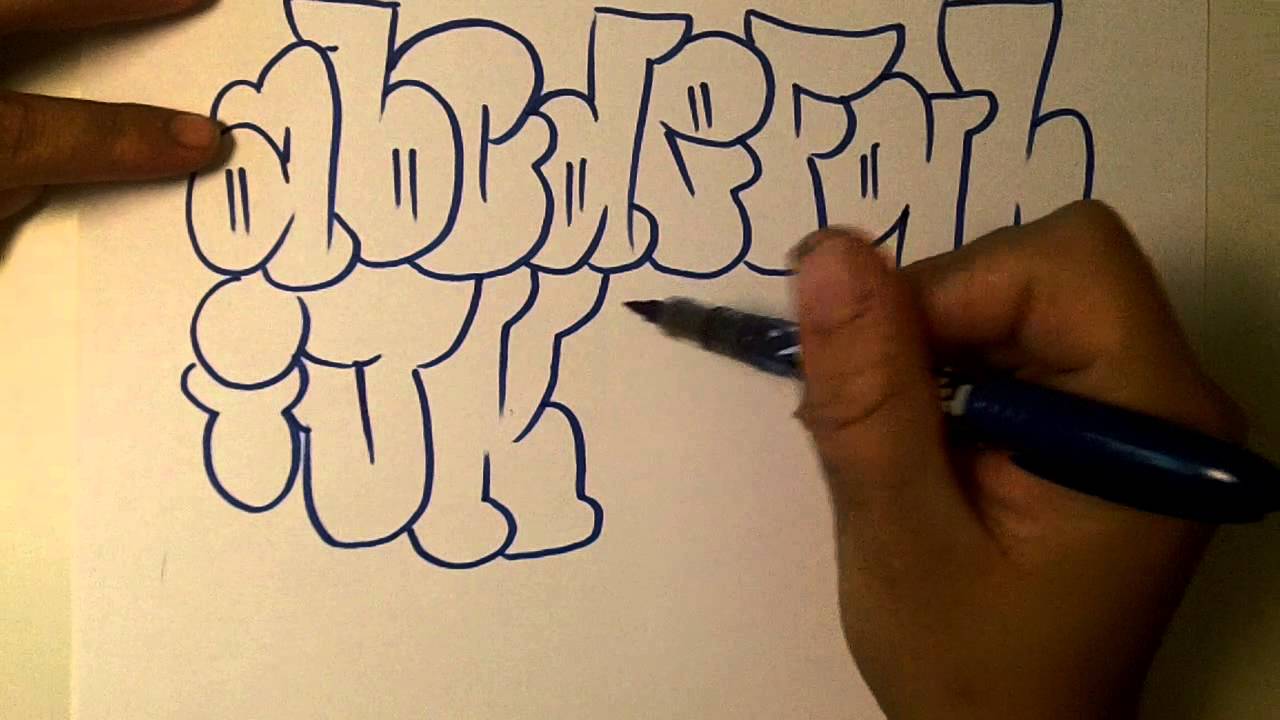 Detail Draw Graffiti Alphabet Nomer 13