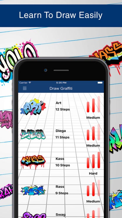 Detail Draw Graffiti Creator Mod Nomer 48