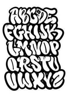 Detail Draw Graffiti Letters Alphabet Nomer 11