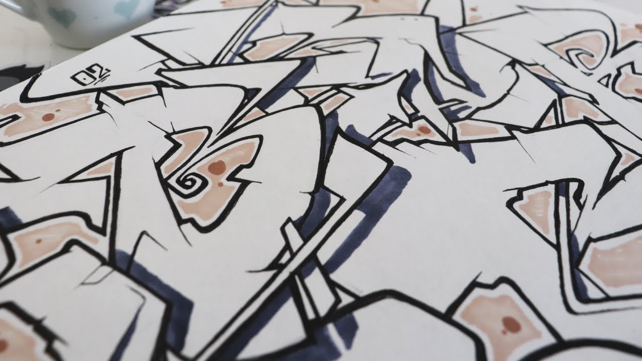 Detail Draw Graffiti Pattern Nomer 21