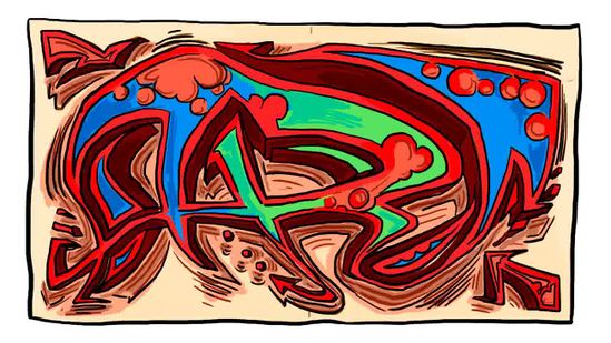 Detail Draw Graffiti Pattern Nomer 22