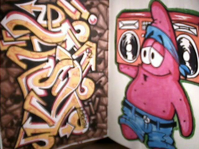 Detail Draw Graffiti Spongsbob Nomer 23