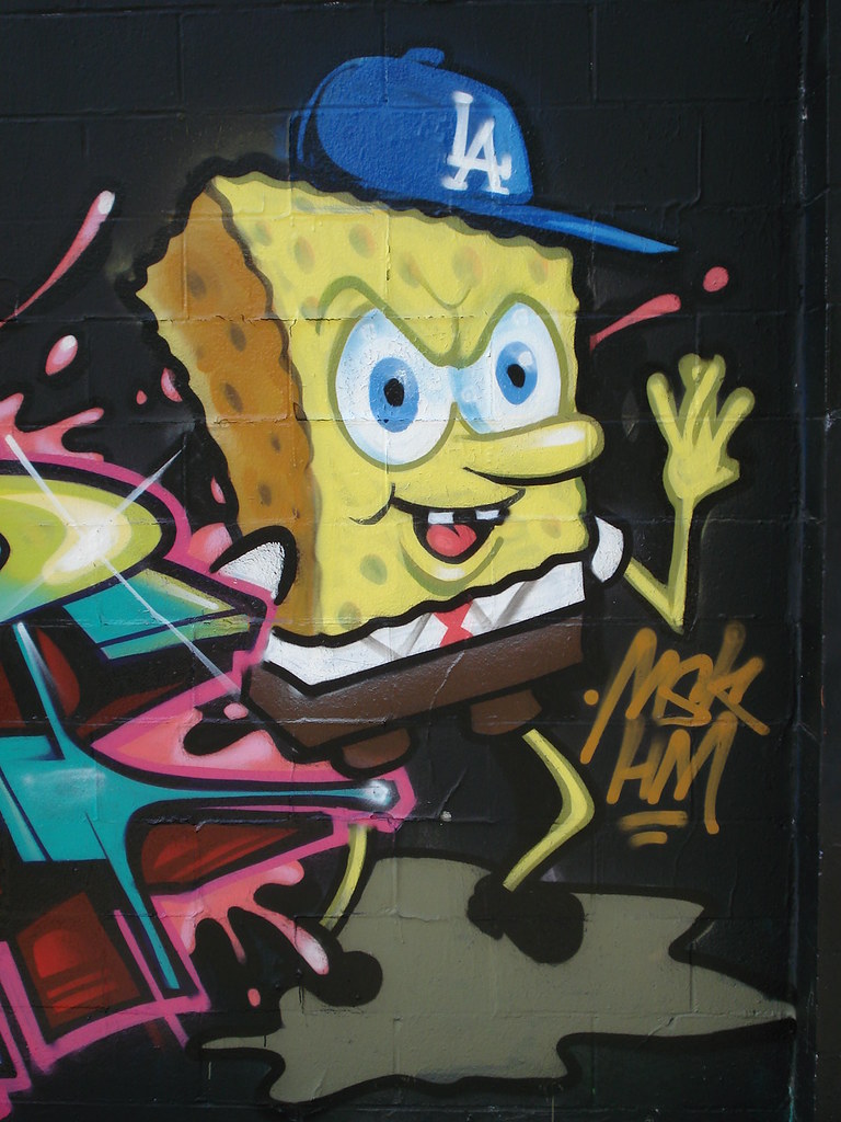 Detail Draw Graffiti Spongsbob Nomer 34