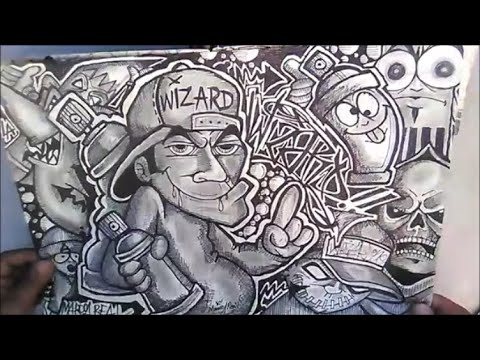 Detail Drawing Wizard Graffiti Nomer 17