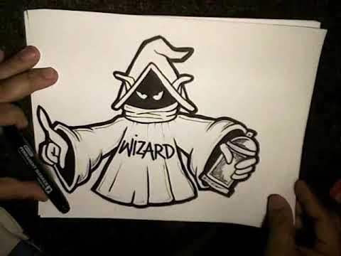 Detail Drawing Wizard Graffiti Nomer 37