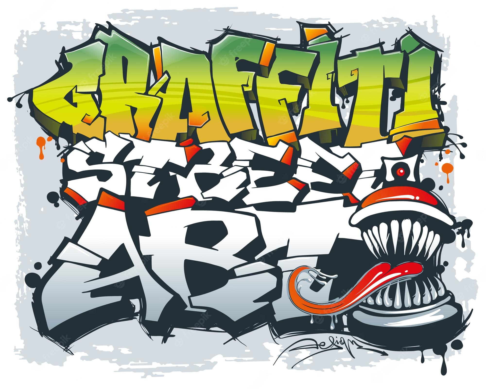 Detail Duotone In Graffiti Nomer 31