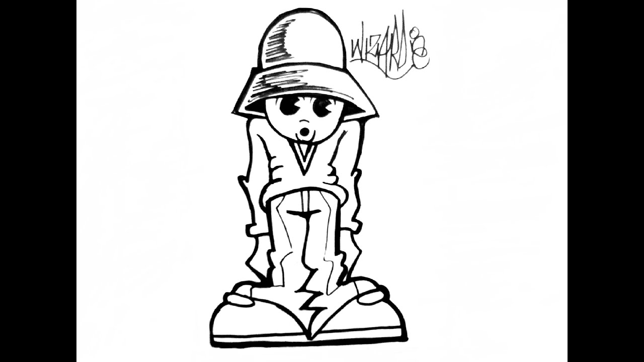 Detail Easy Graffiti Characters Drawings Nomer 17