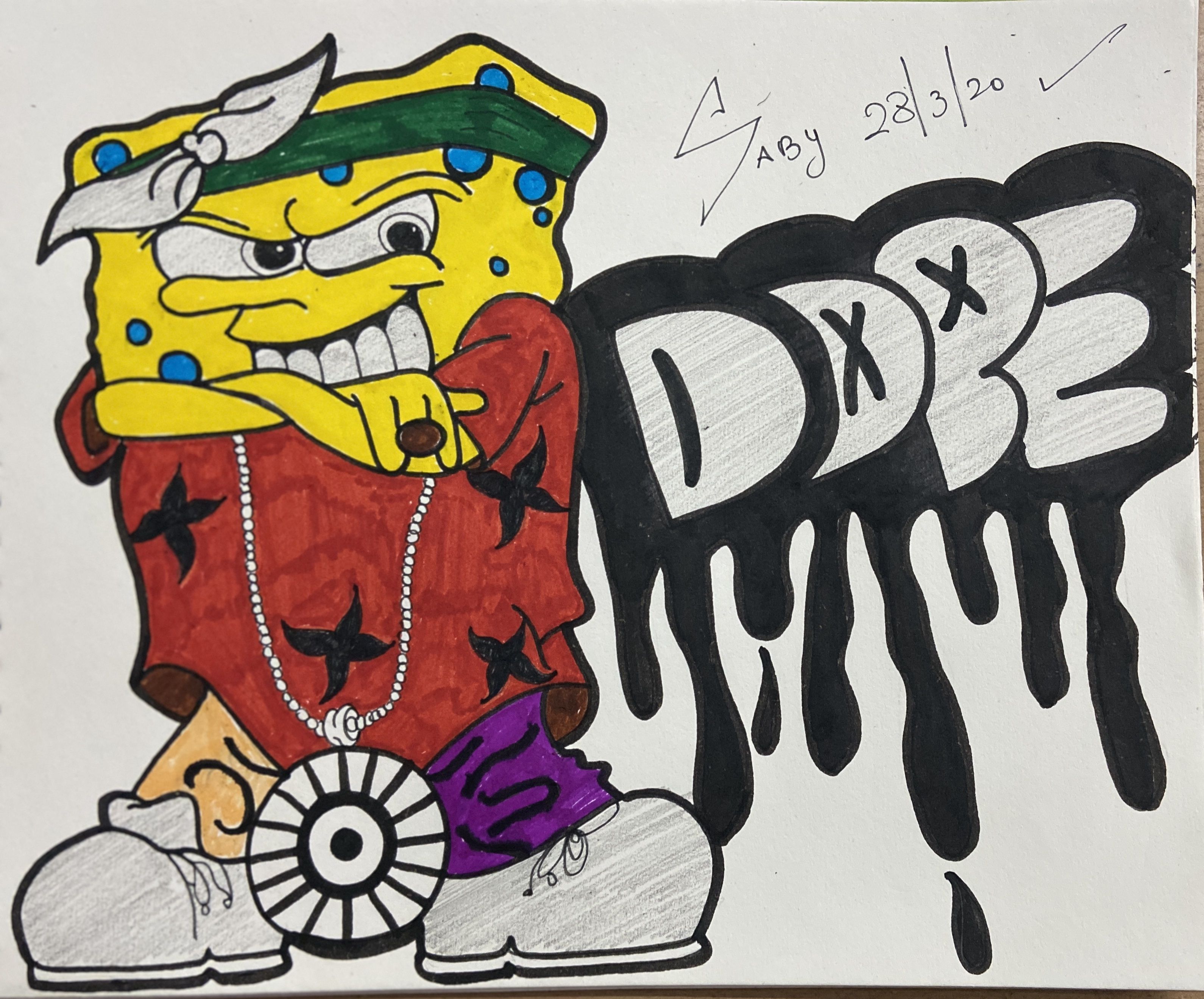 Detail Easy Graffiti Characters Drawings Nomer 27