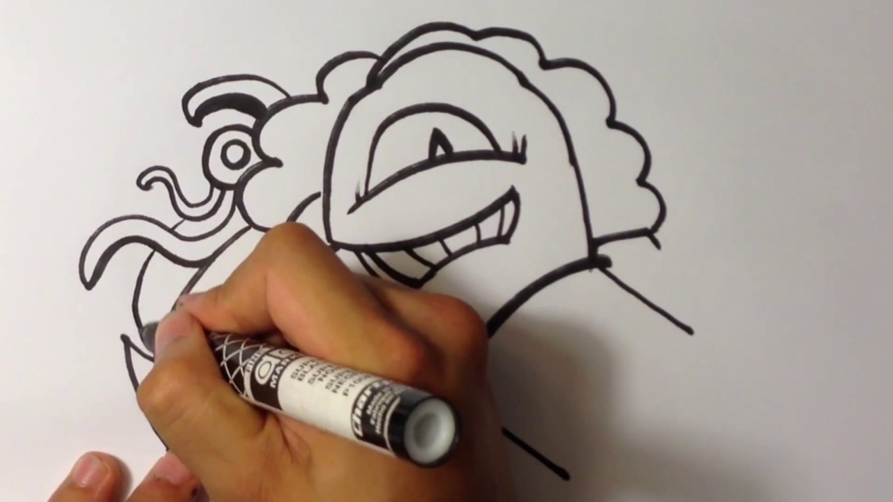 Detail Easy Graffiti Characters Drawings Nomer 32