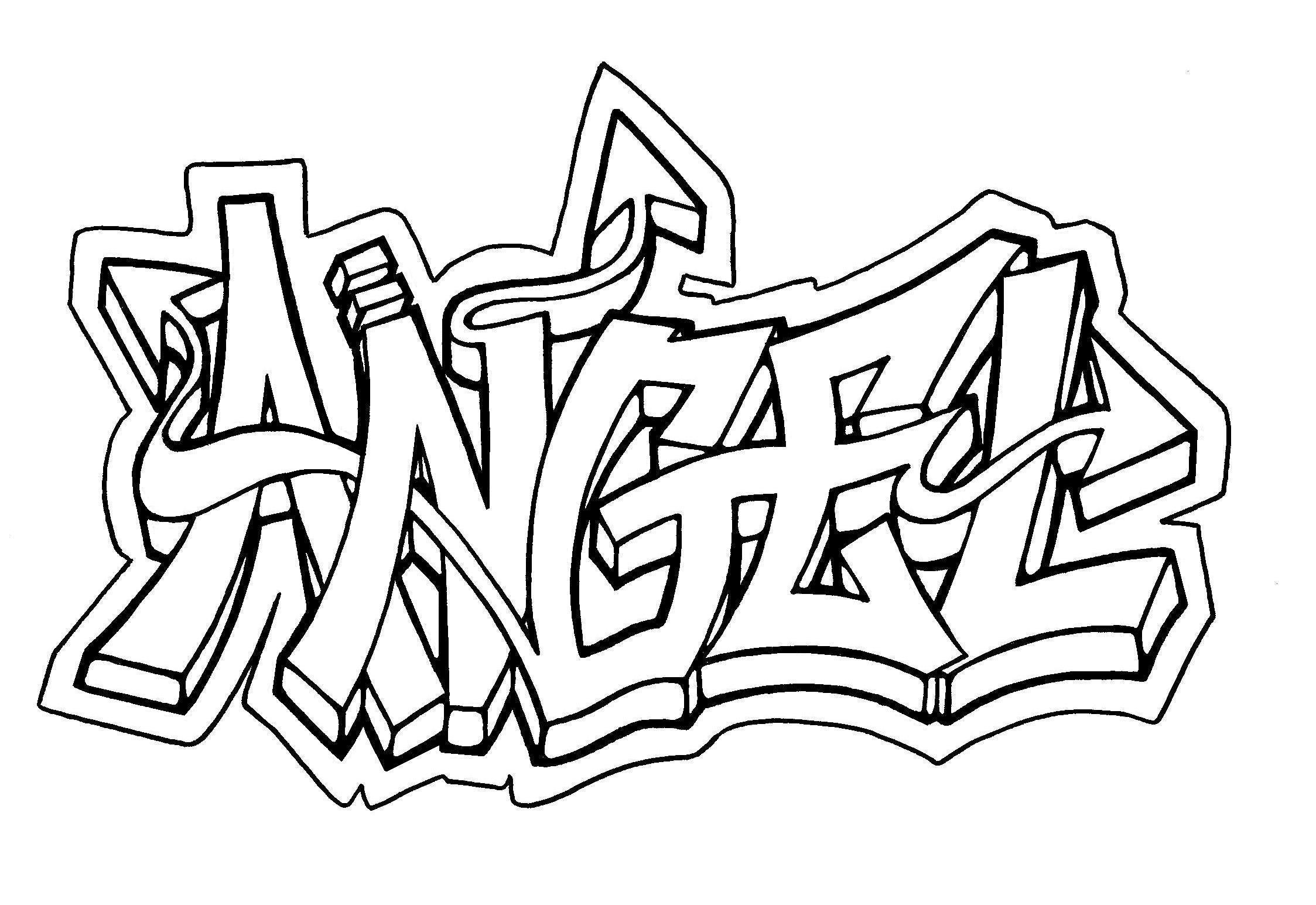 Detail Easy Graffiti Characters Drawings Nomer 39