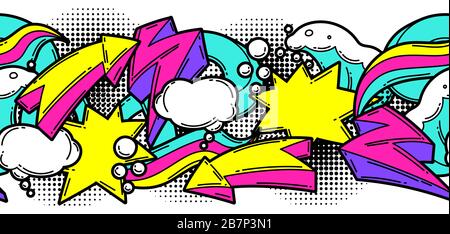 Detail Easy Graffiti Pattern Nomer 13