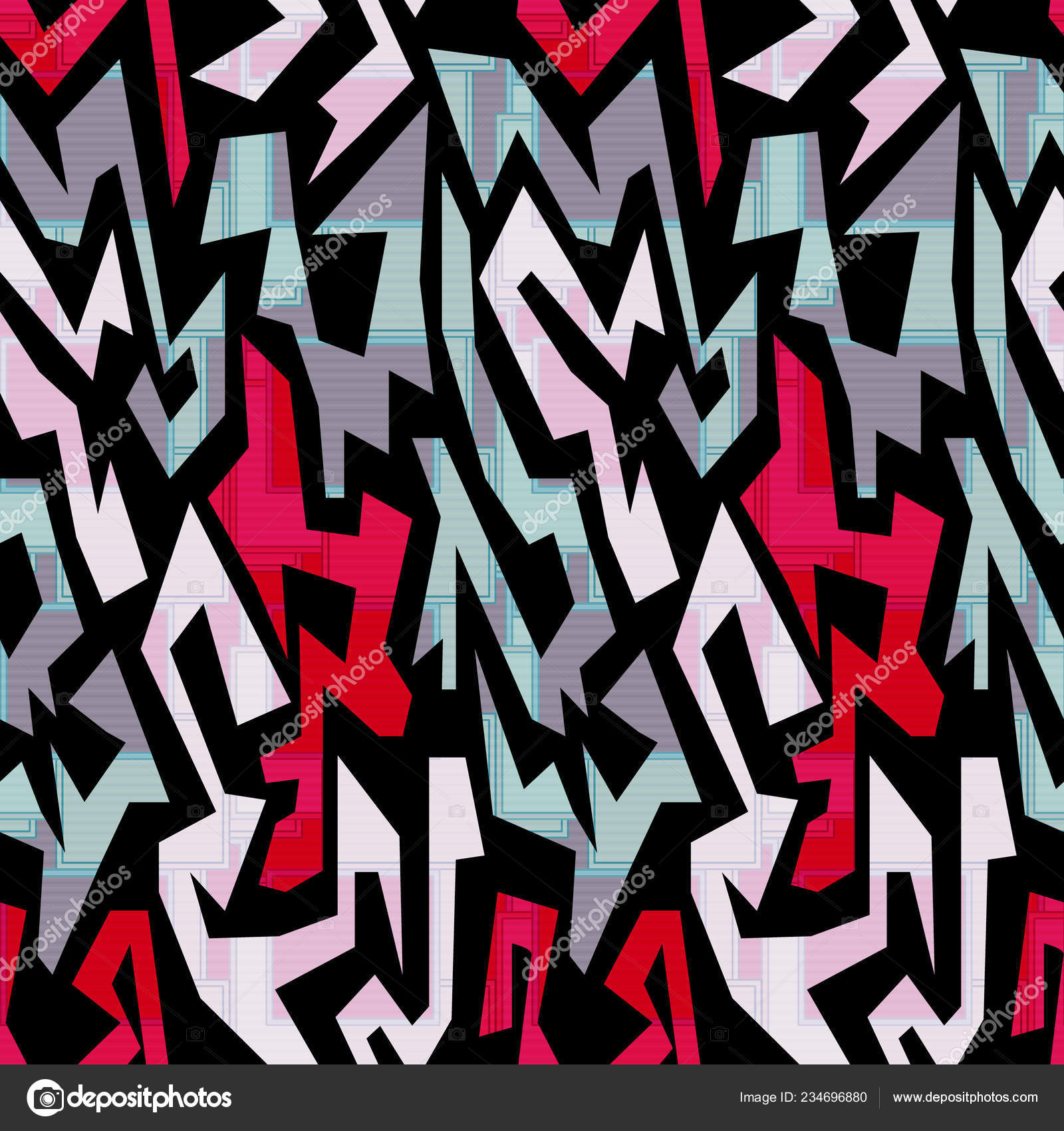 Detail Easy Graffiti Pattern Nomer 22