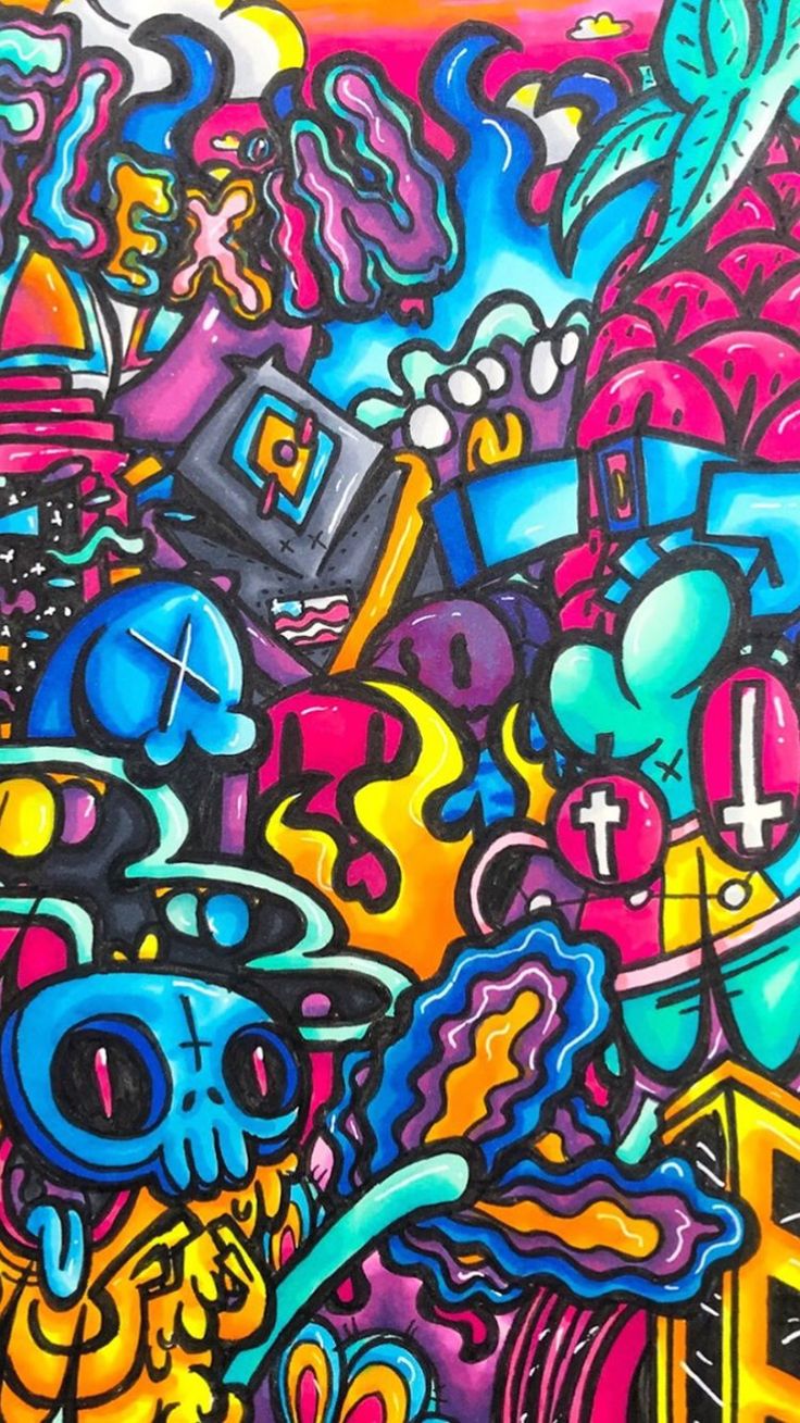 Detail Easy Graffiti Pattern Nomer 23
