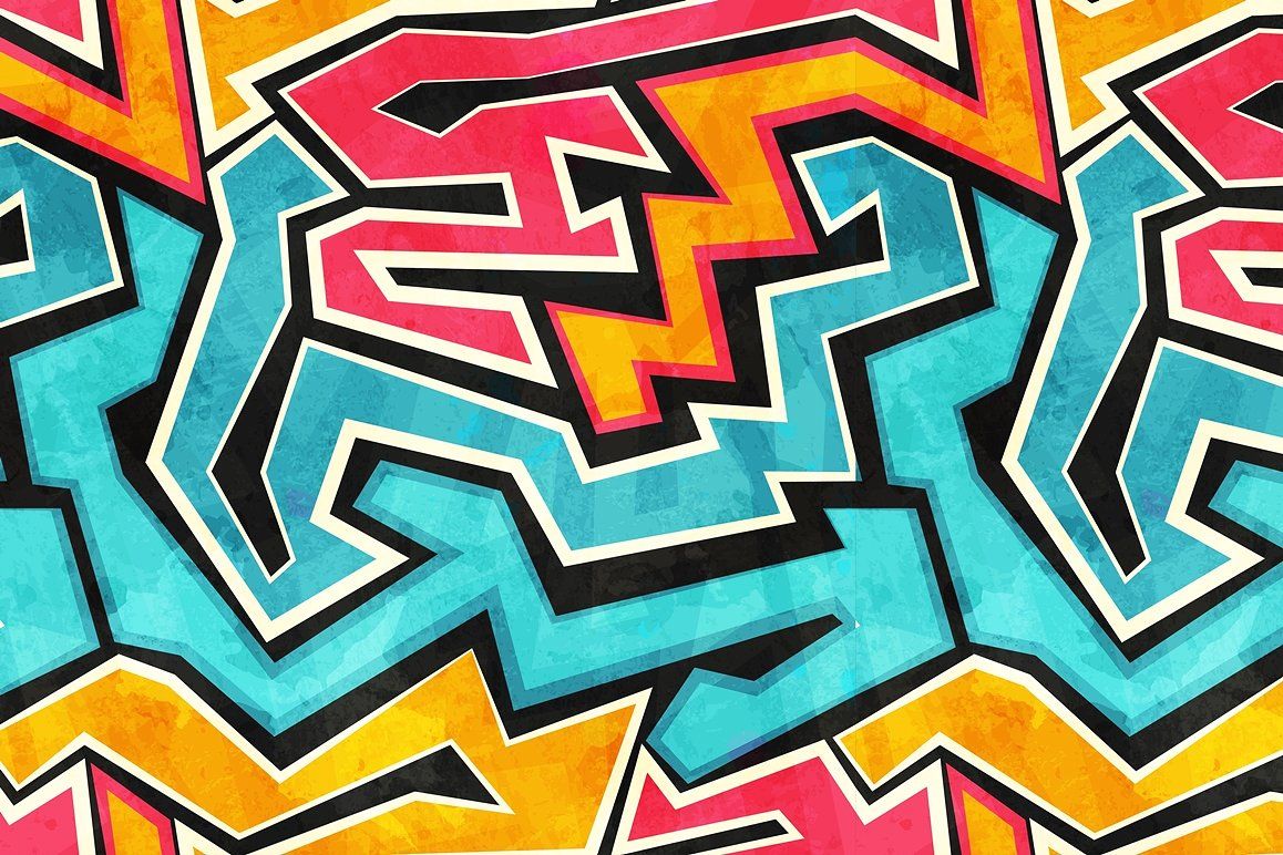 Detail Easy Graffiti Pattern Nomer 4