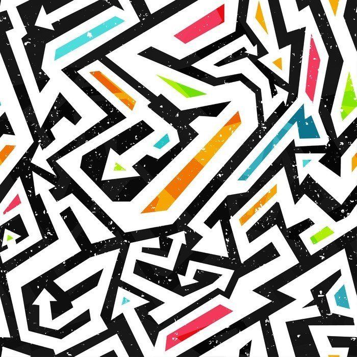 Detail Easy Graffiti Pattern Nomer 6