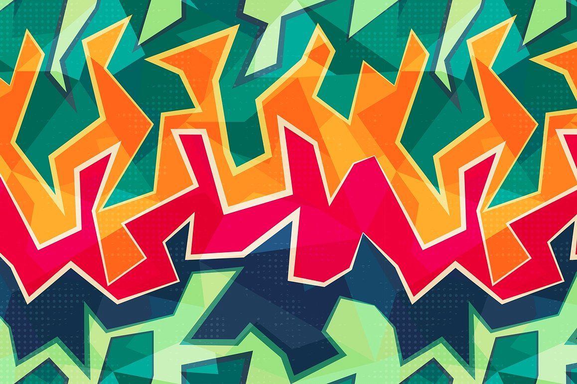 Detail Easy Graffiti Pattern Nomer 7