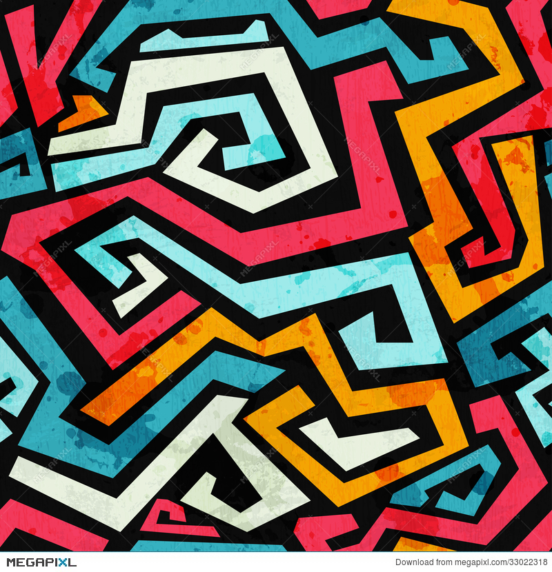 Detail Easy Graffiti Pattern Nomer 9