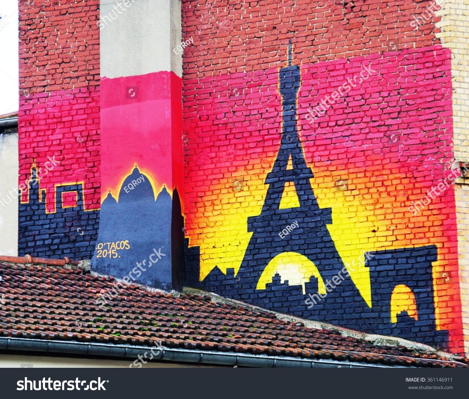 Detail Eiffel Graffiti Nomer 4