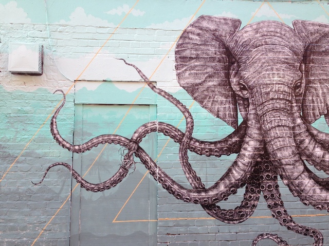 Detail Elephant Octopus Graffiti Nomer 6