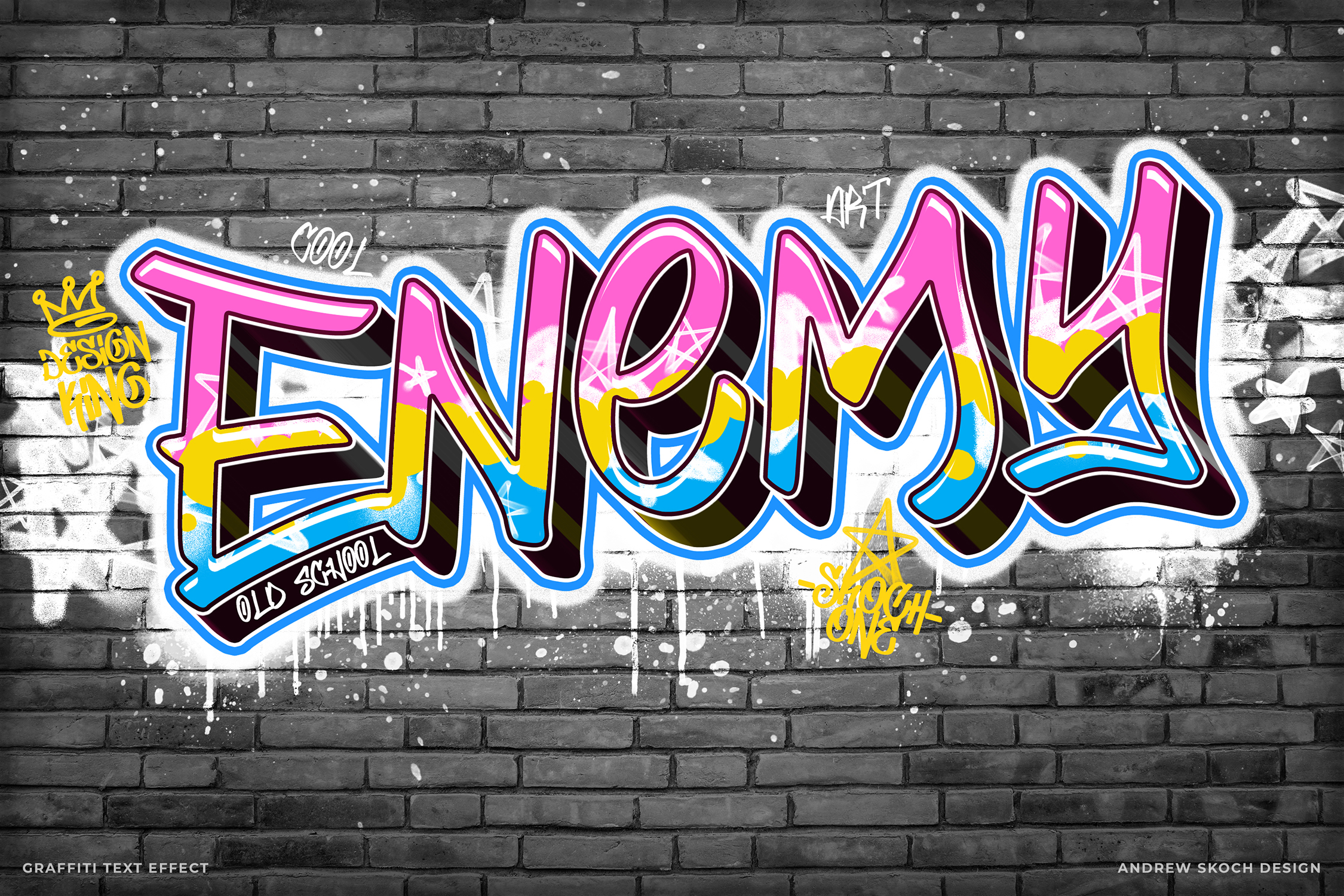 Detail Enemy Tag Graffiti Nomer 33