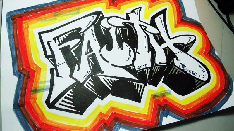 Detail Faith Graffiti Nomer 6