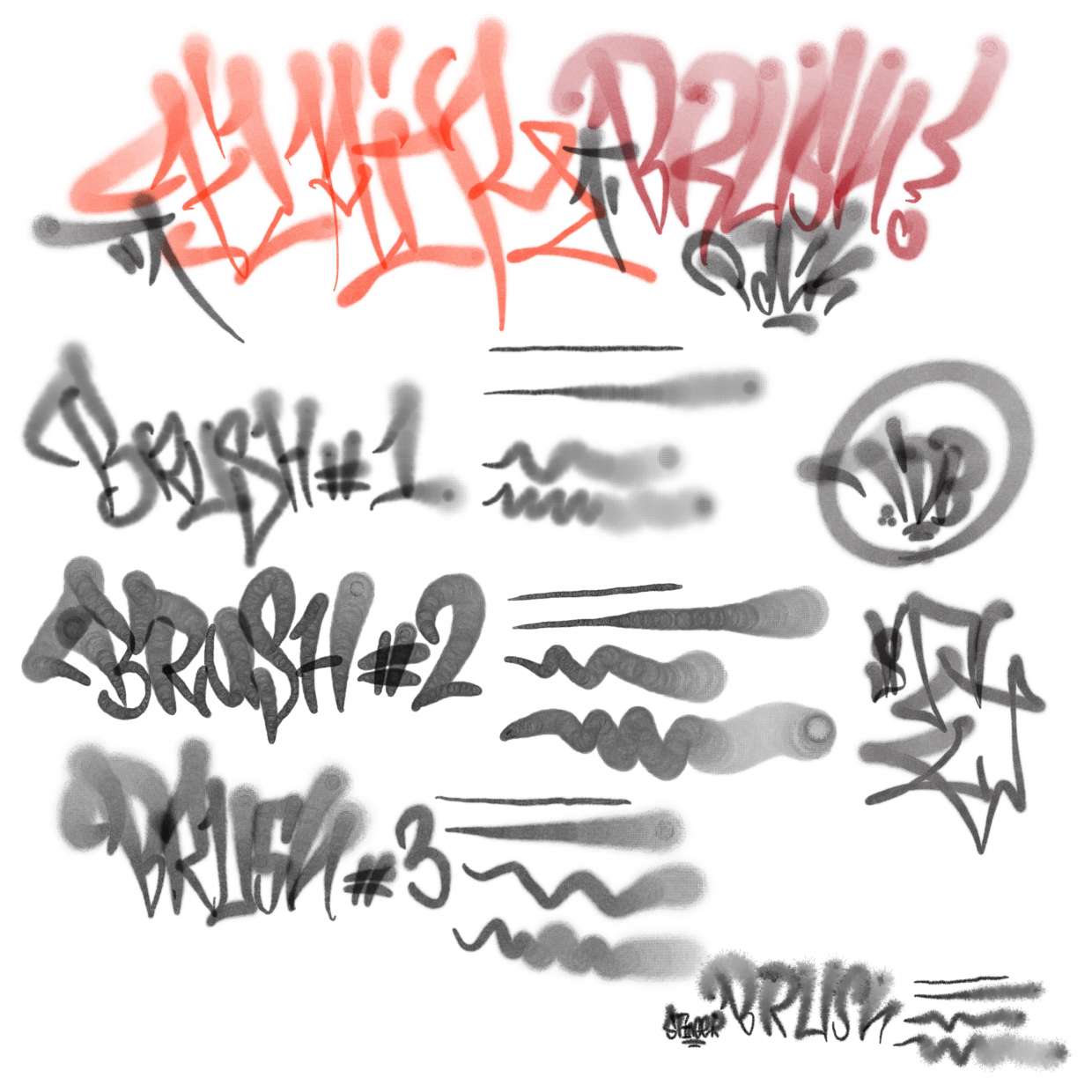 Detail Fat Cap Graffiti Brush Photoshop Nomer 7