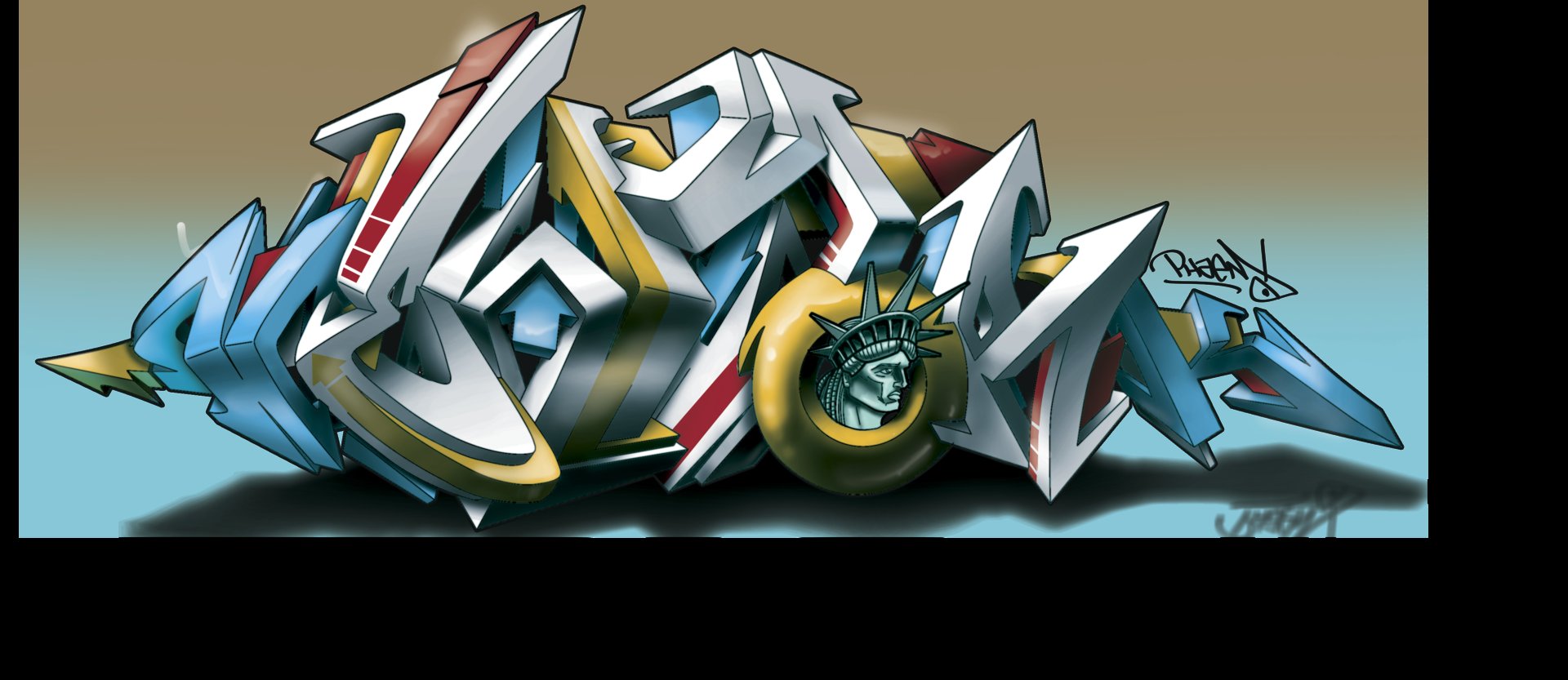 Detail Foto 3d Graffiti Nomer 12
