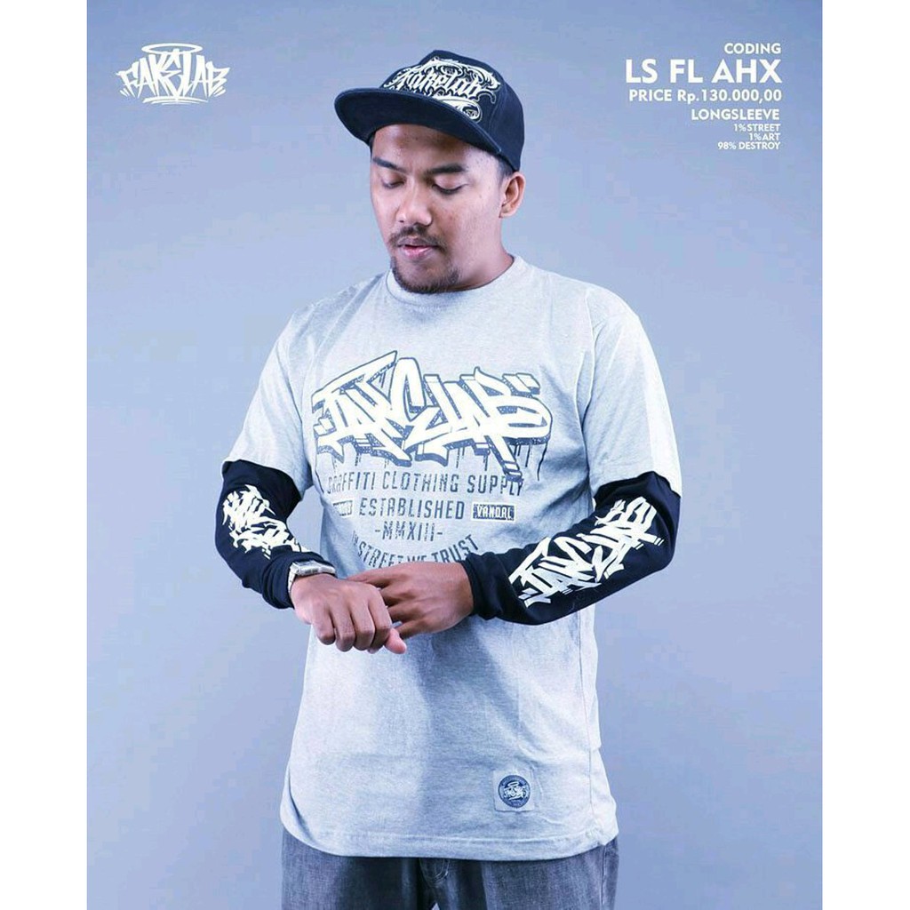 Detail Foto Baju Longsleeve Graffiti Nomer 2