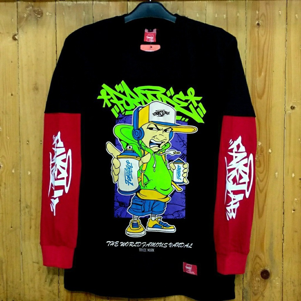 Detail Foto Baju Longsleeve Graffiti Nomer 30