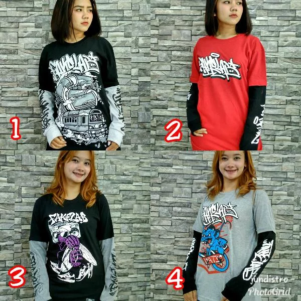 Detail Foto Baju Longsleeve Graffiti Nomer 36