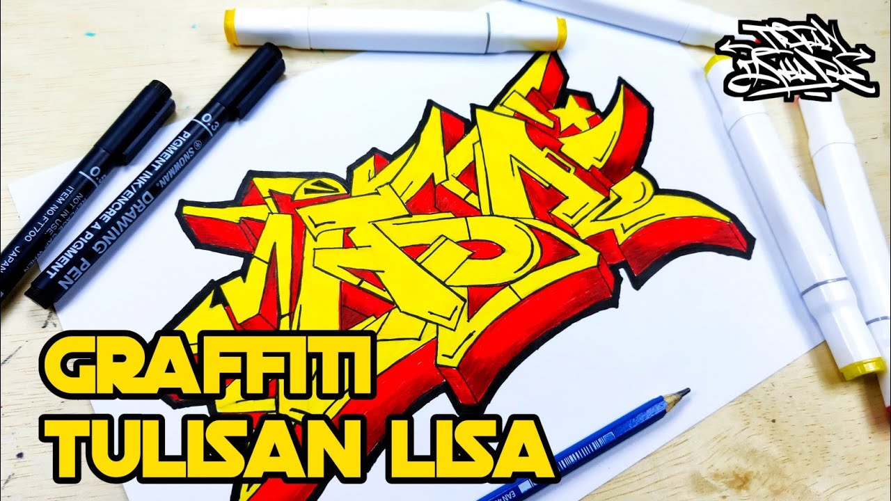 Detail Foto Graffiti Di Kertas Nomer 39