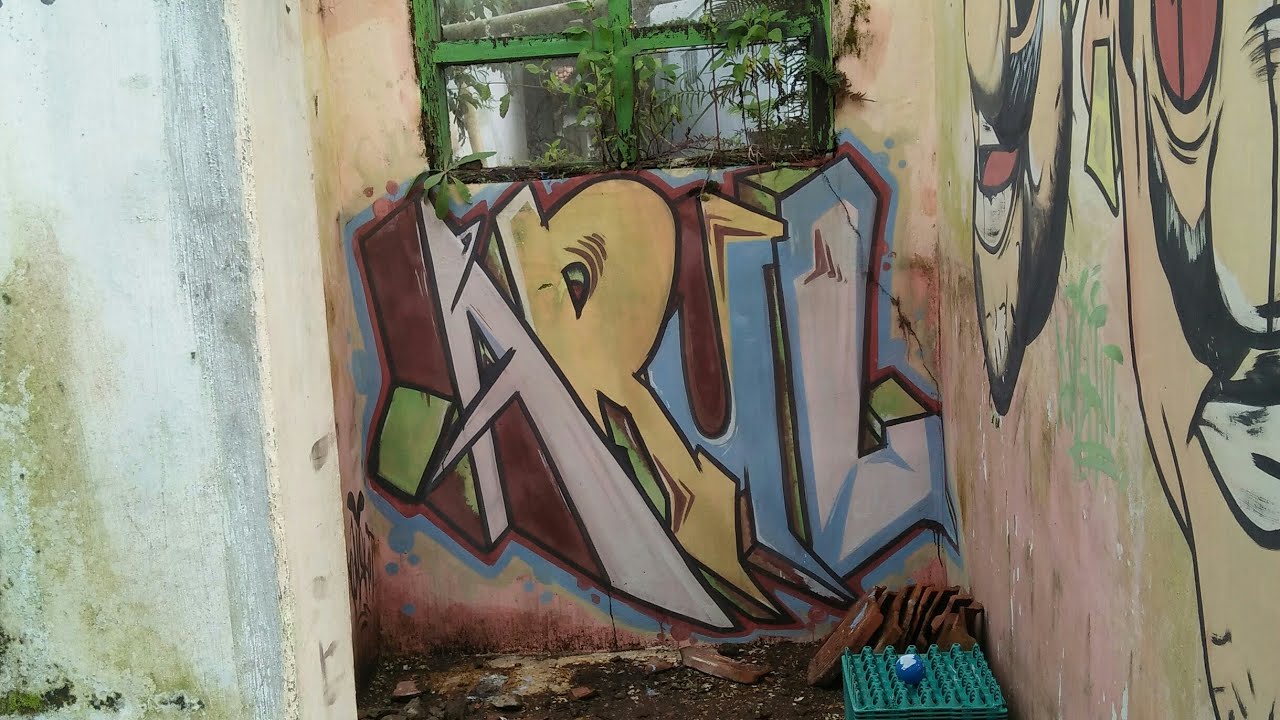 Detail Foto Graffiti Nama Aul Nomer 5