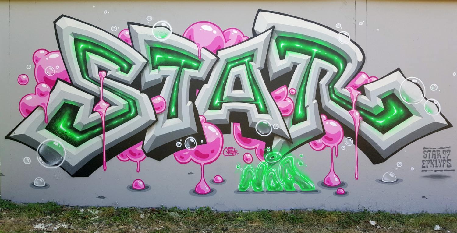 Detail Foto Graffiti Star Nomer 38