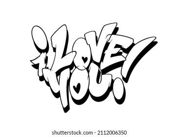 Detail Foto I Love You Graffiti Nomer 53