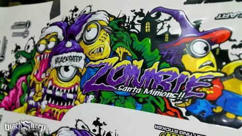 Detail Foto Minion Zombie Graffiti Nomer 17