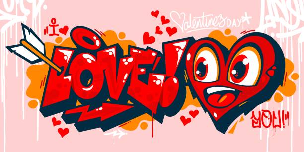 Detail Foto Sampul Graffiti Love Nomer 4