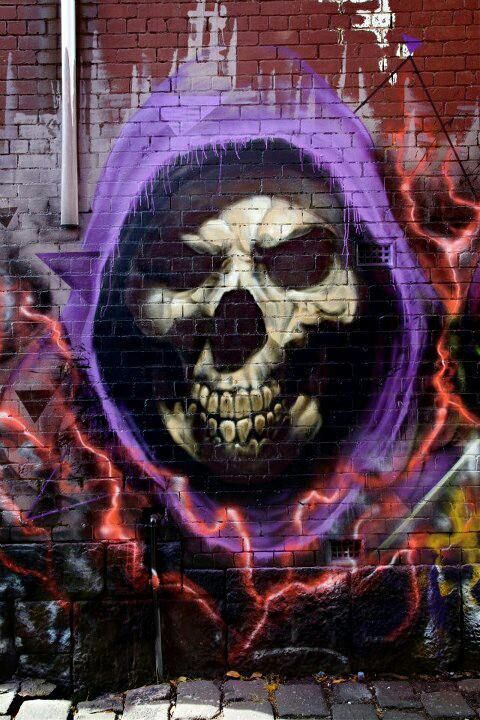 Detail Foto Skull Graffiti Nomer 24