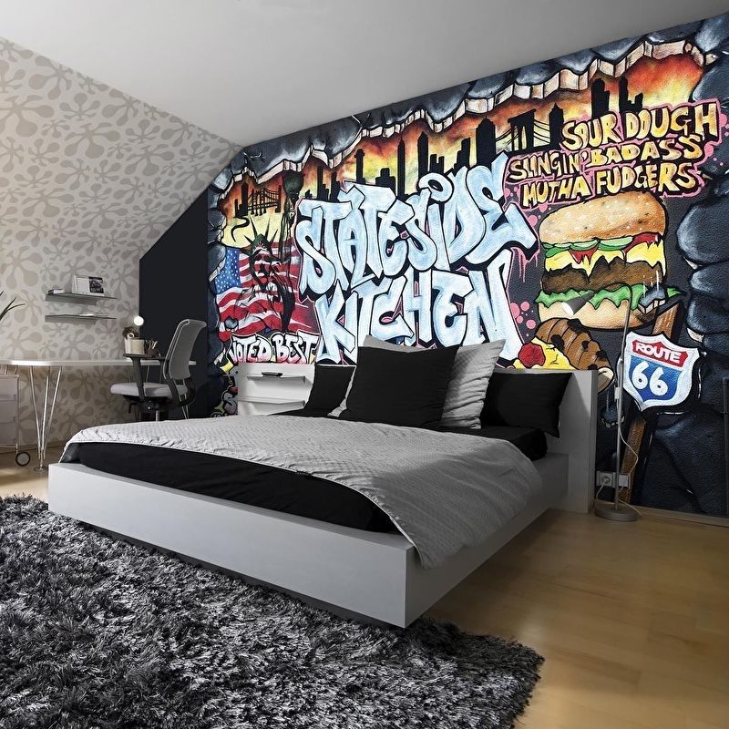 Fotobehang Graffiti - KibrisPDR