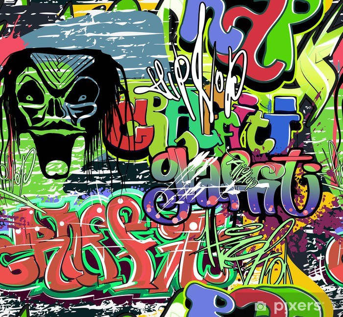 Detail Fototapete Graffiti Nomer 35