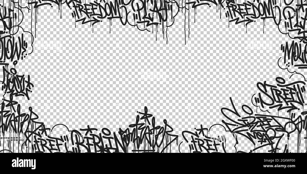 Detail Frame Graffiti Nomer 13